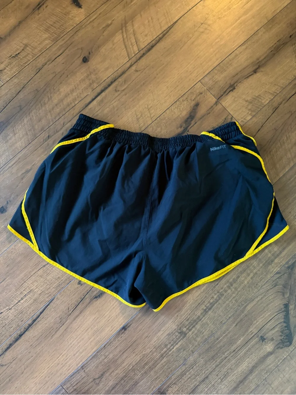 Nike Iowa Hawkeyes Black Running Shorts